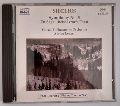 Sibelius symphony en saga - sibelius,